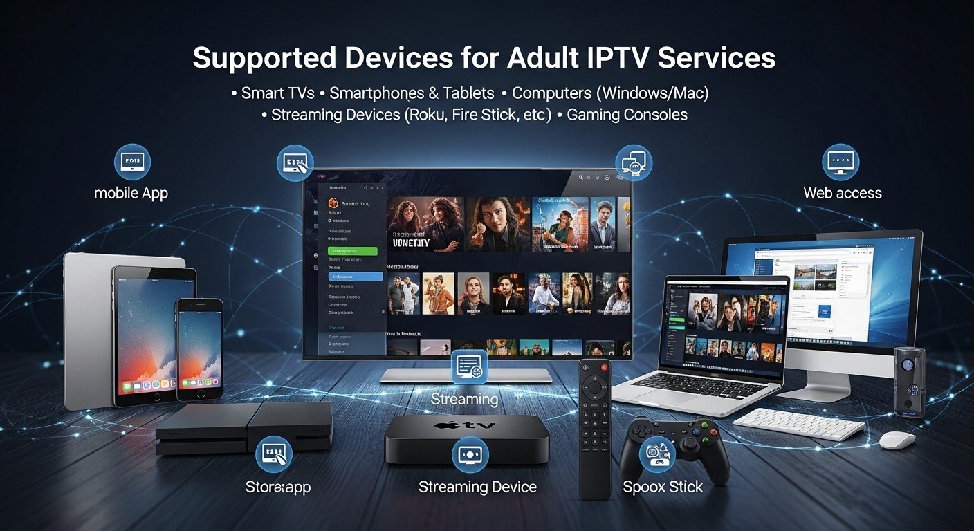 Adult IPTV Supported Devices