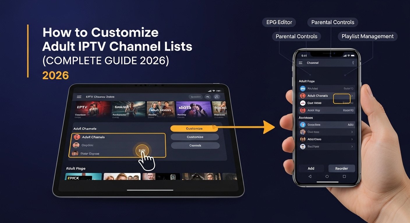 adult IPTV channel customization